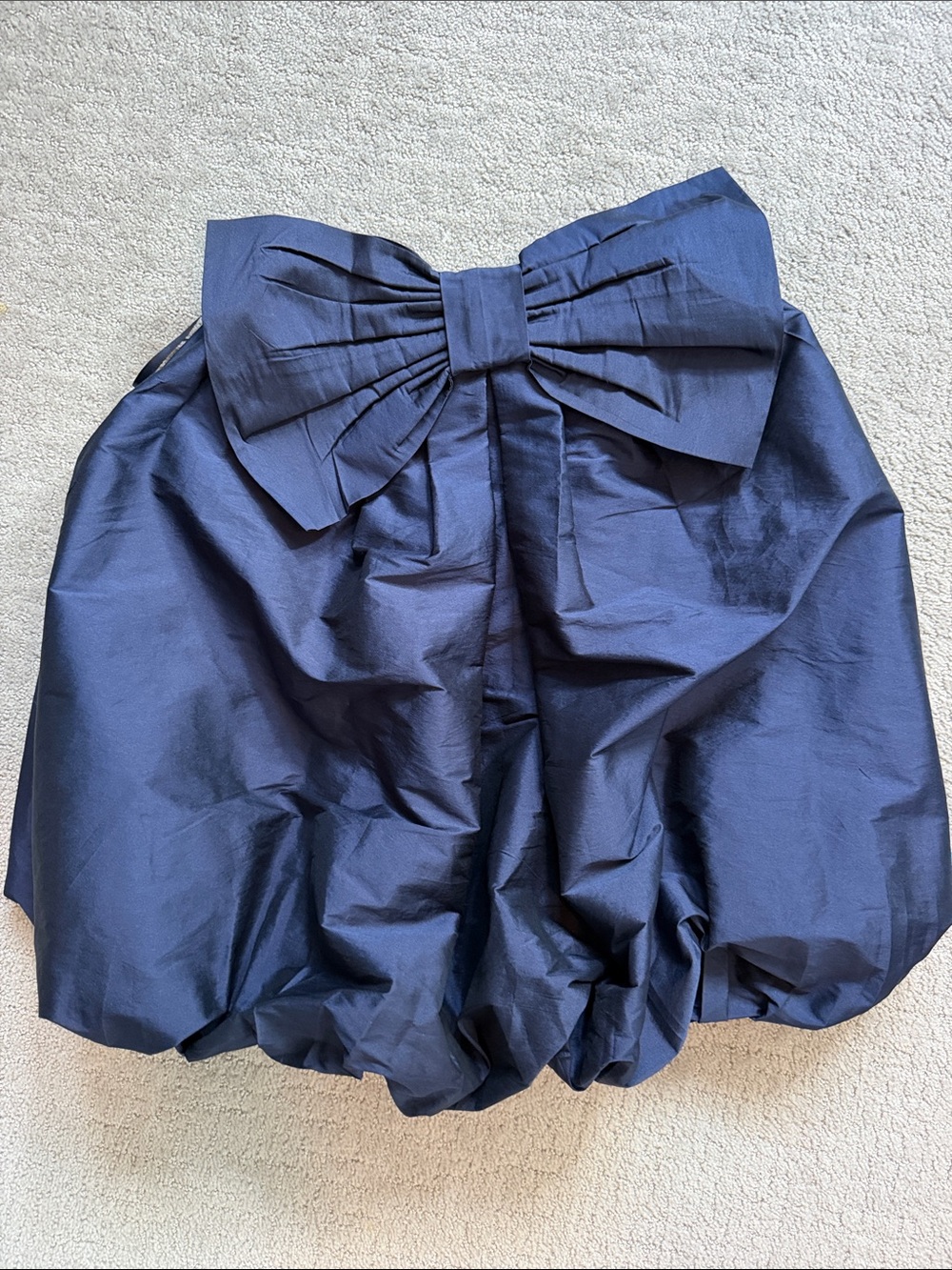 BHLDN by Anthropologie “Livia” navy blue Bow Tent Mini Dress